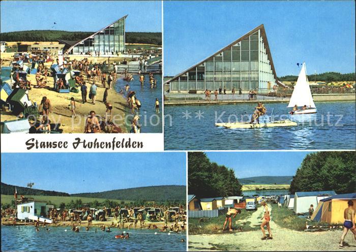 ERFURT  CITY Stausee Hohenfelden Strand Campingplatz Segeln Wassersport