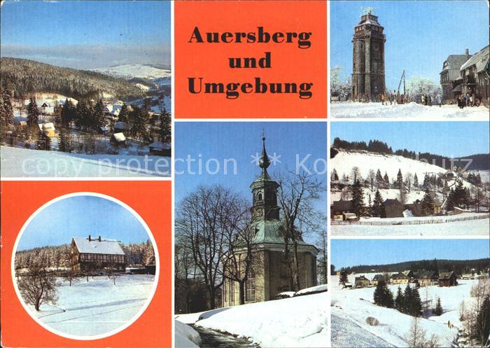 Auersberg Wildenthal und Umgebung Erlabrunn Carlsfeld Johanngeorgenstadt Kirche