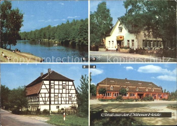 Duebener Heide Langer See Heidegasthof Zum Wachtmeister HO Gaststaette Oppin und