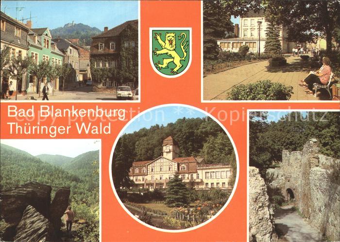 Bad Blankenburg Markt Burgruine Greifenstein FDGB Erholungsheim Wendelstein