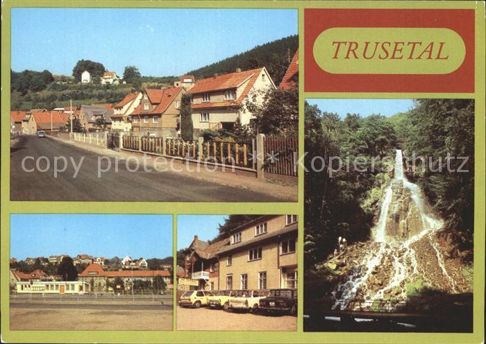 Trusetal Eisensteinstrasse HO Gaststaette Wasserfall