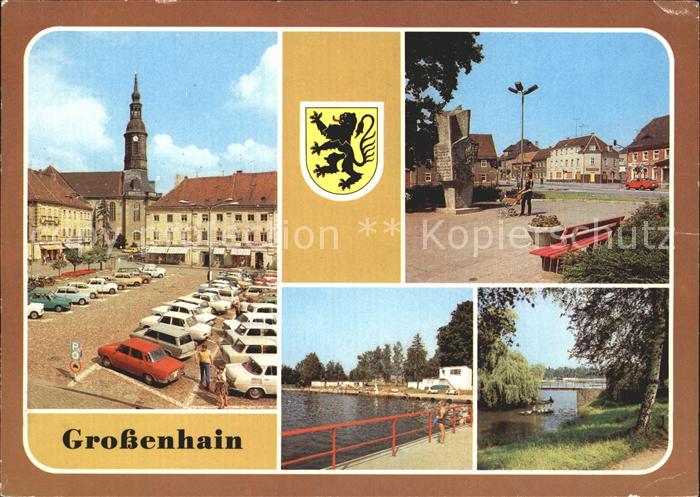 Grossenhain Sachsen Karl Marx Platz Leninplatz Monument Freibad Gondelteich