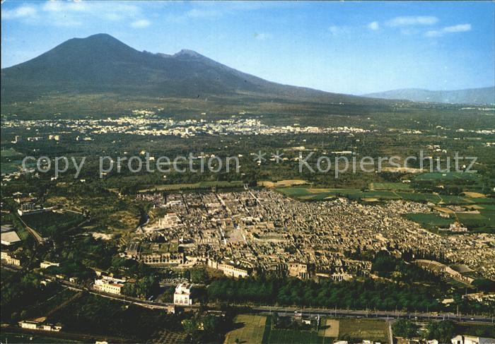 Pompei Panorama e Vesuvio dall aereo Vulkan