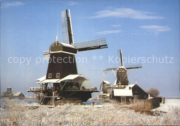 Zaanse Schans Windmuehlen
