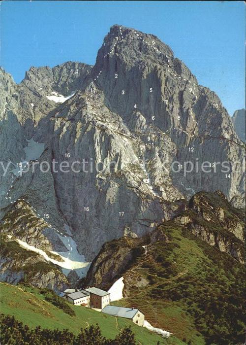 Stripsenjochhaus gegen Totenkirchl Kaisergebirge