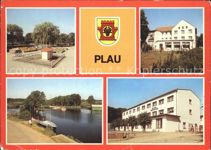 Plau See Pelztierfarm Appelburg FDGB Erholungsheim Waldheim Elde Kinderheim