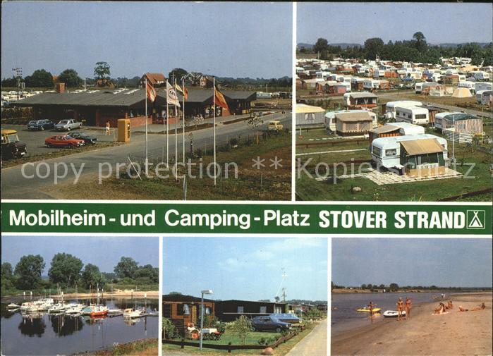 Drage Elbe Campingplatz Stover Strand