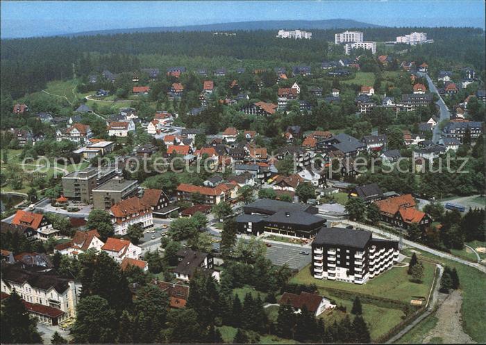 Hahnenklee-Bockswiese Harz Kurort Fliegeraufnahme