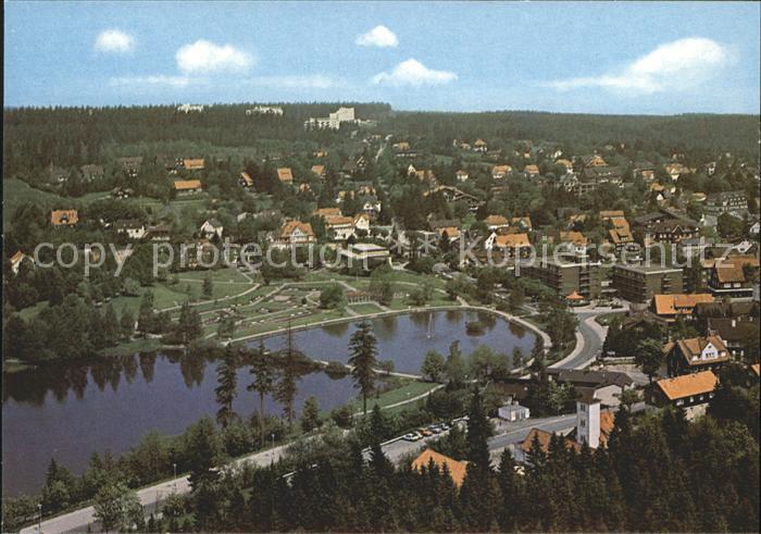 Hahnenklee-Bockswiese Harz Kurort Fliegeraufnahme