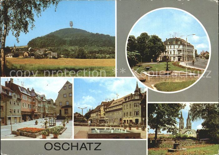 Oschatz Naherholungsgebiet Collmberg Leipziger Platz Promenade Sporerstrasse Tha