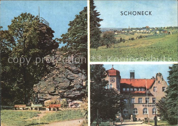 Schoeneck Vogtland Alter Soell Gesamtansicht Rathaus