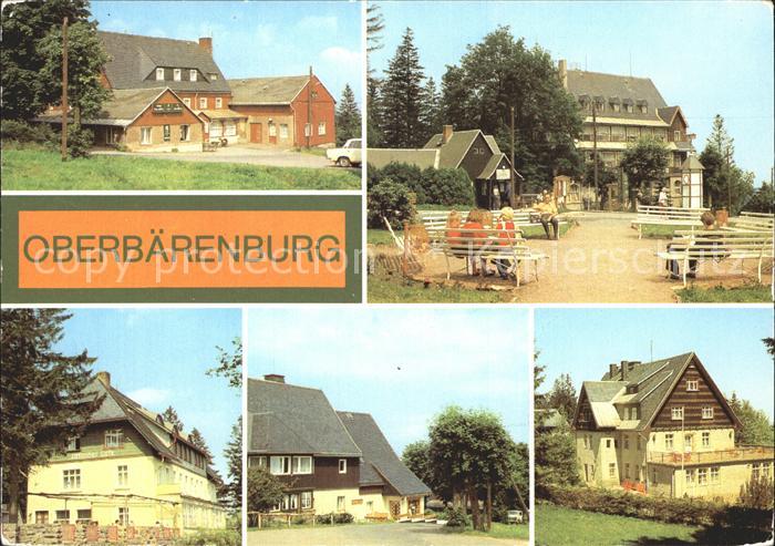 Oberbaerenburg Baerenburg HO Hotel Gaststaette Zum Baeren FDGB Erholungsheim Wie
