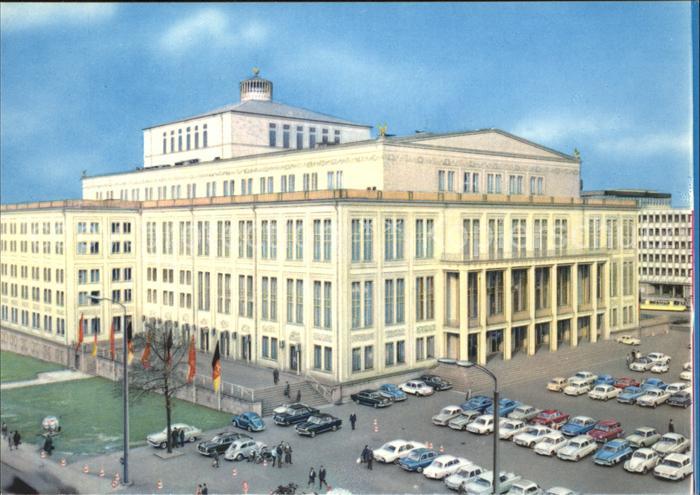 LEIPZIG Sachsen Oper Karl Marx Platz Messestadt