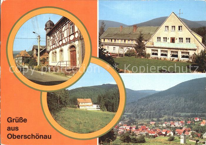 Oberschoenau Thueringen Ortsmotiv Gaststaette Kanzlersgrund Ferienheim