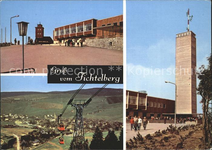 Oberwiesenthal Erzgebirge Fichtelberghaus Aussichtsturm Bergbahn