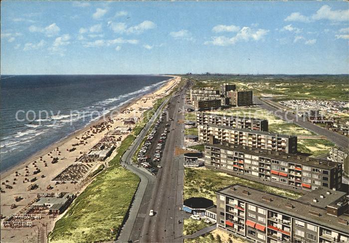 Zandvoort Holland Panorama op Boulevard Barnaart Luchtopname