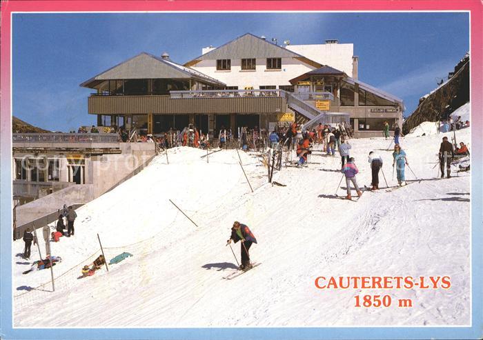 Cauterets Le Lys Bergrestaurant Wintersportplatz