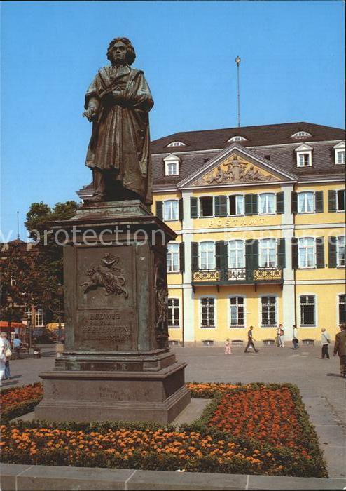Bonn Rhein Beethoven Denkmal Statue Muensterplatz
