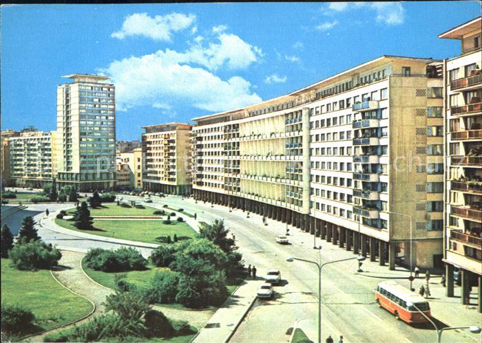 Bucuresti Bukarest Bucaresti RO Piata palatului Wohnblocks Hochhaus
