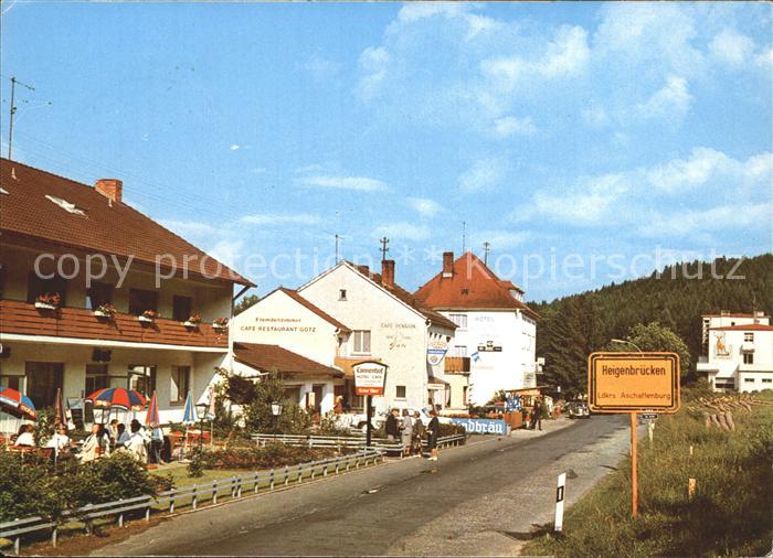 Heigenbruecken Ortseingang Restaurant Cafe