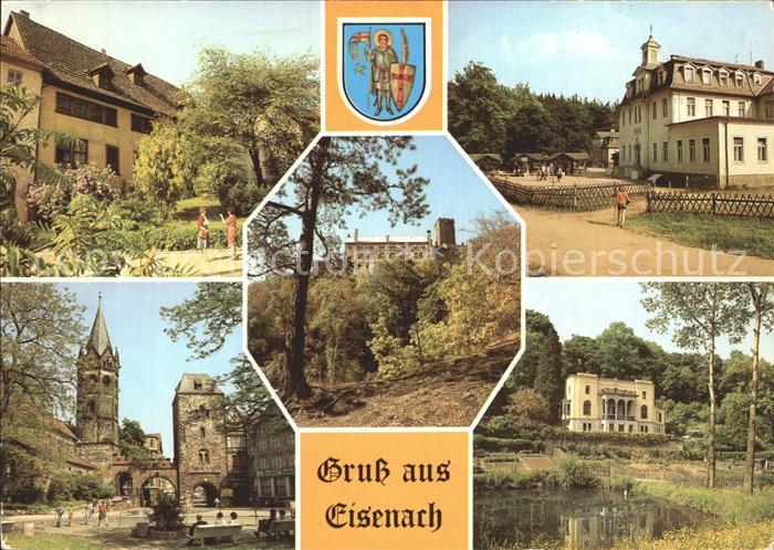 Eisenach Thueringen Bachhaus Hotel Wartbung Nikolaikirche Tor Reuter Wagner Muse