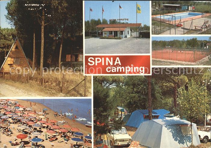 Lido di Spina Campingplatz Strand Swimming Pool Tennisplatz Ferienhaeuser