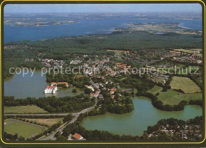 Gluecksburg Ostseebad Flensburger Foerde Schloss Fliegeraufnahme