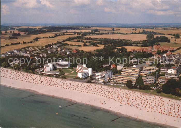 Groemitz Ostseebad Hotelanlagen Strand Fliegeraufnahme
