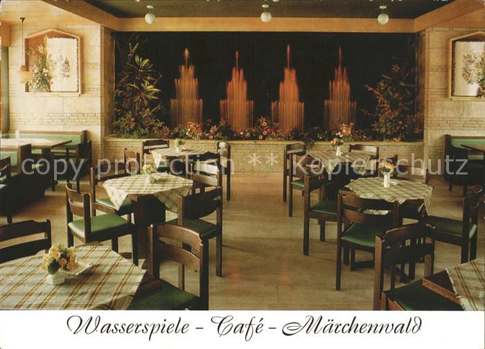 Sambachshof Wasserspiele Cafe Hassberg Maerchenwald