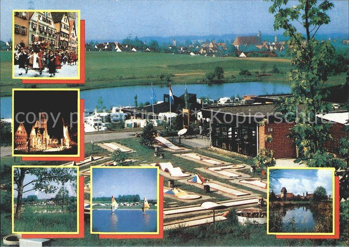 Dinkelsbuehl Panorama Restaurant Camping Minigolf See Windsurfen Festumzug