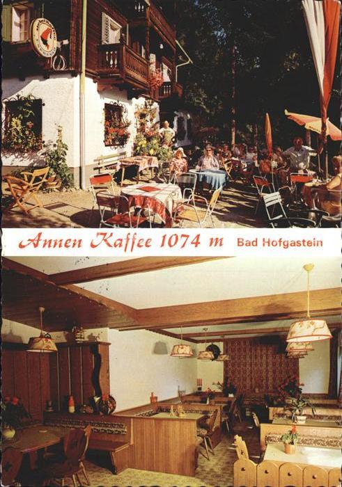 Bad Hofgastein Annen Kaffee Terrasse