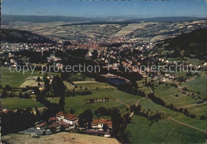 Bad Orb Heilbad im Spessart Sanatorium Kueppelsmuehle Fliegeraufnahme
