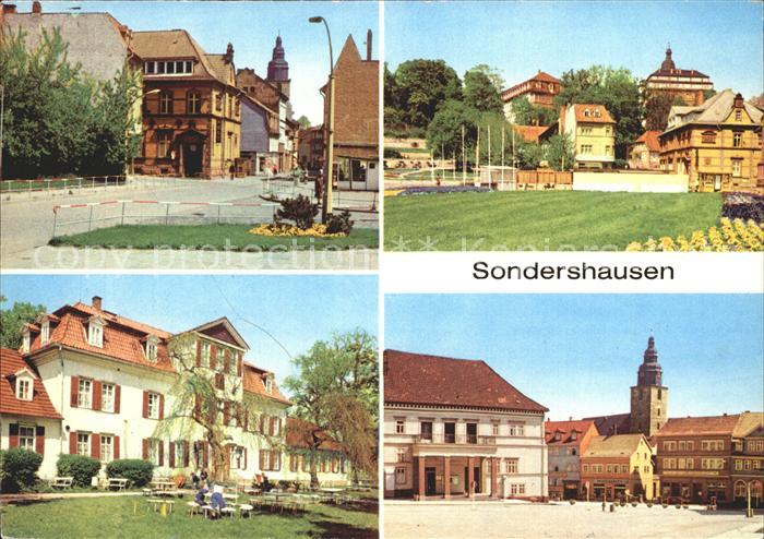 Sondershausen Thueringen Wilhelm Pieck Strasse Schloss HO Gaststaette Zum Possen
