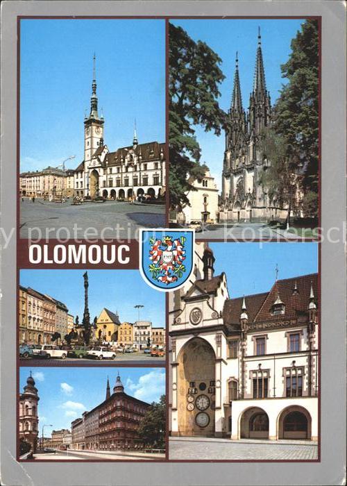 Olomouc Rathaus Wenzelsdom Dreifaltigkeitssaeule