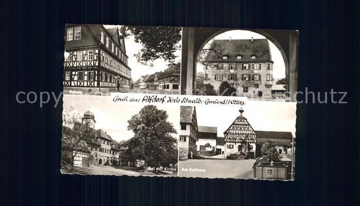 Alfdorf Rathaus Schule Schloss Kirche