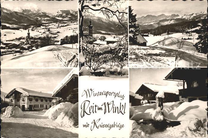 Reit Winkl Panorama mit Kaisergebirge