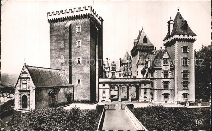 Pau 64 Le Chateau Donjon facade Est