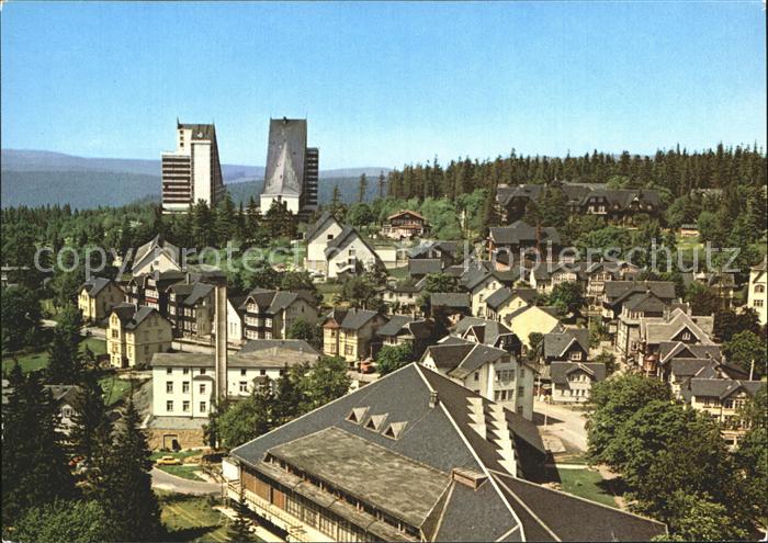 Oberhof Thueringen Blick zum Interhotel Panorama