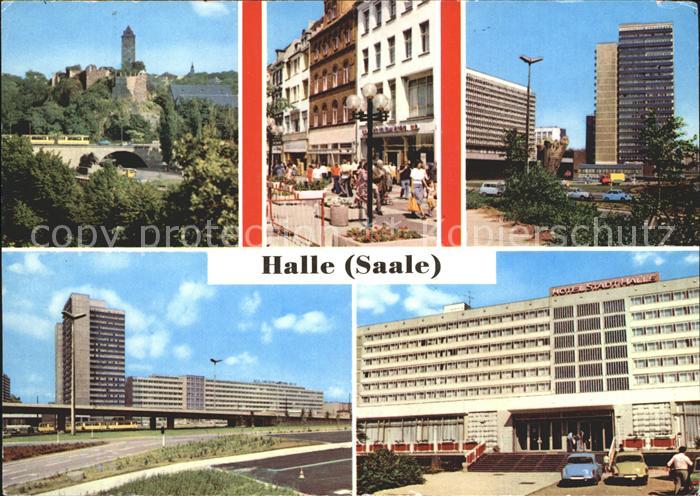 Halle Saale Burg Giebichenstein Interhotel Stadt Halle