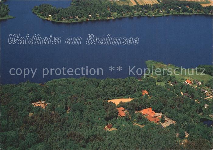 Waldheim Brahmsee Fliegeraufnahme