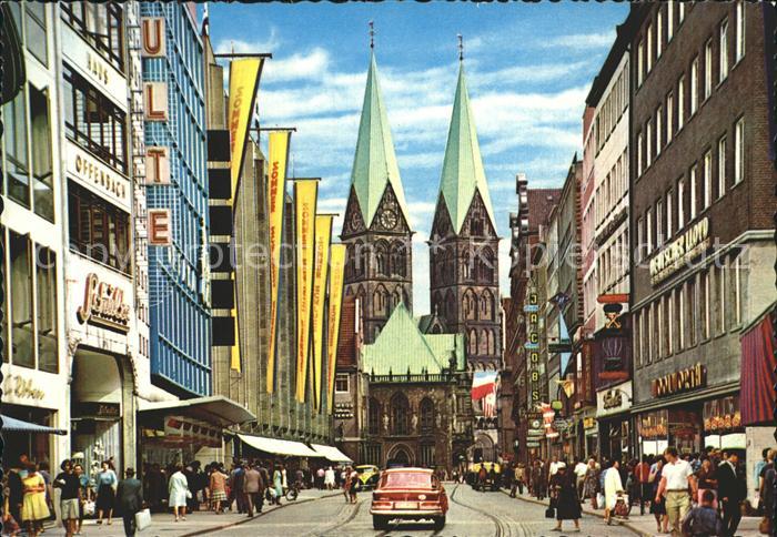 BREMEN  CITY Obernstrasse Dom