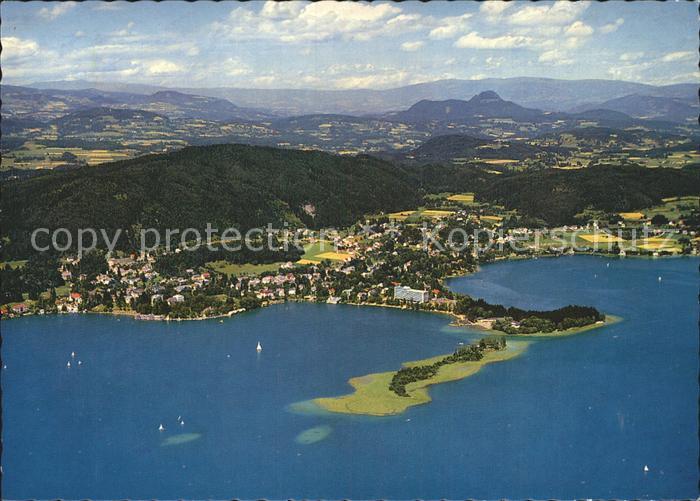 Poertschach Woerthersee Fliegeraufnahme