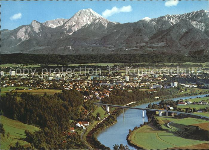 Villach Kaernten Fliegeraufnahme