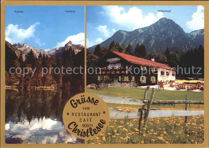 Oberstdorf Restaurant Cafe Christiessee