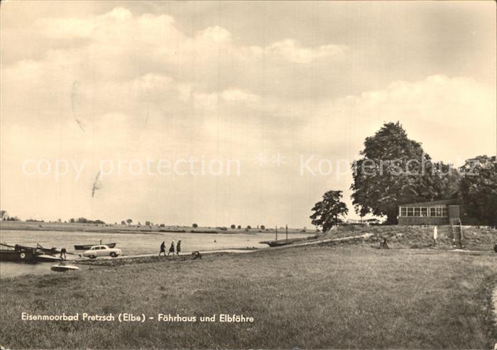 Pretzsch Elbe Faehrhaus Elbfaehre