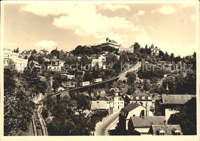 DRESDEN Elbe Strandseilbahn Loschwitz- Weisser Hirsch