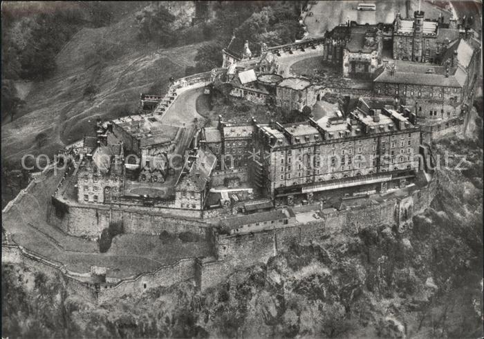 Edingburgh Grossbritannien Castle Fliegeraufnahme