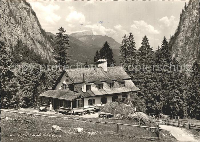 Wimbachtal Wimbachschloss Untersberg