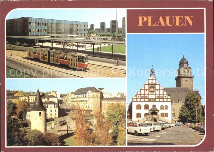 Plauen Vogtland Oberer Bahnhof Otto- Grotewohl- Platz Rathaus