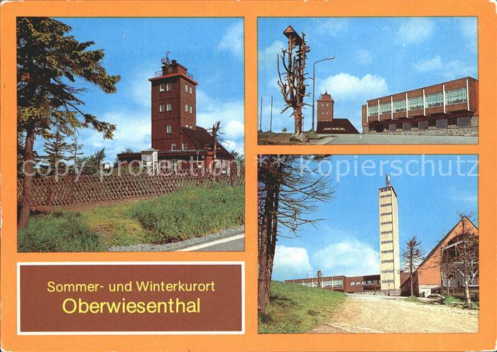 Oberwiesenthal Erzgebirge Wetterwarte Fichtelberg Aussichtsturm